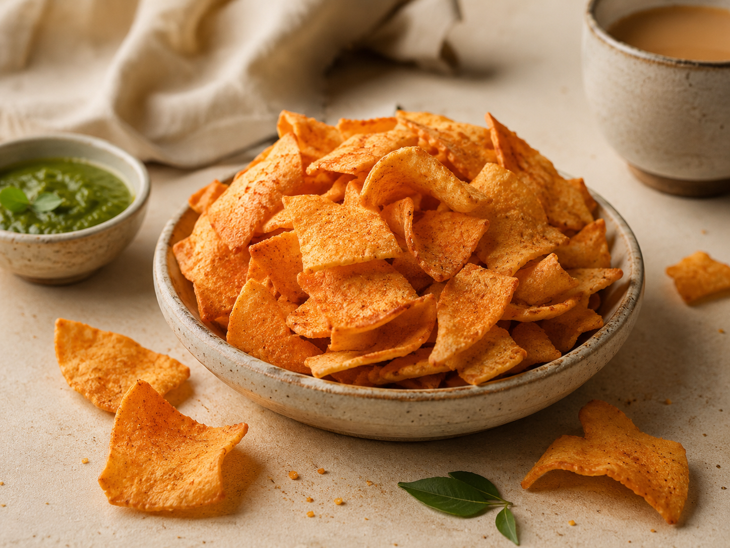 Spicenza snacks set out for tea-time and easy sharing