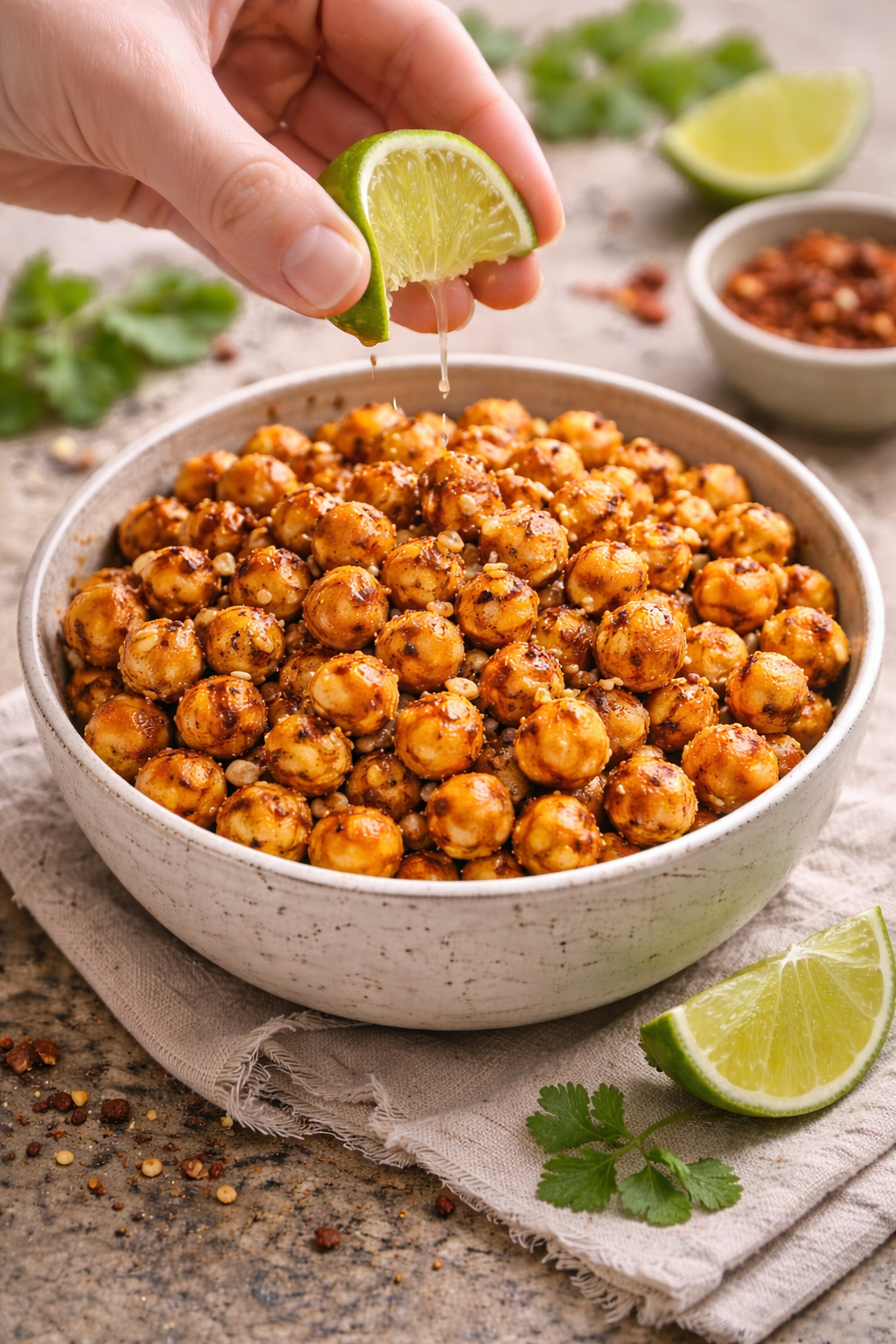 Roasted Chickpeas | Chili Lime